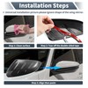 X AUTOHAUX Pair Car Rear View Driver Passenger Side Mirror