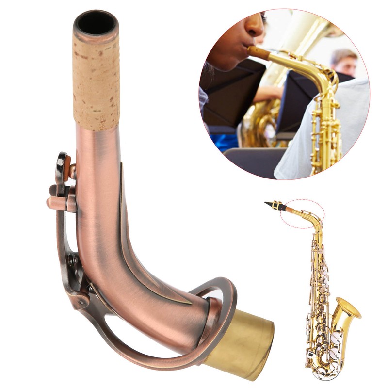 Saxophone Neck Brass for Alto Sax Bend Tube Musical Instrument