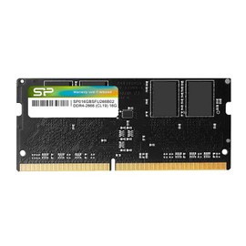 Silicon Power SP016GBSFU266B02 Laptop RAM Memory, DDR4-2666 (PC4-21300), 16GB x 1, 260 Pin, 1.2V, CL19, Mac compatible