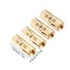 180° Brass Concealed Hinges, 4Pcs 8mm Hidden Cabinet Hinges, Invisible