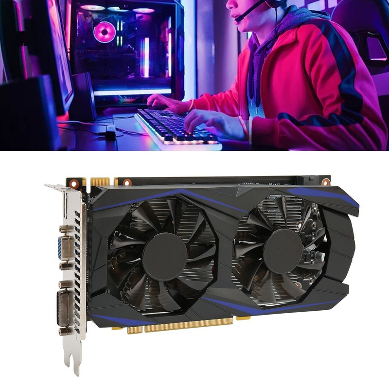 Sorandy Gaming Graphics Card, 6GB 192BIT GDDR5 Dual Fan Computer