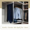 Blulu 2 Pcs 13.8'' Sliding Tie Rack Hangers for Closet,