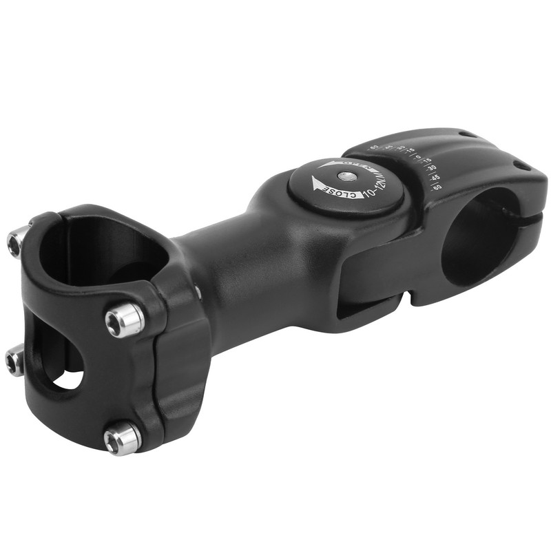 LUNJE 31.8x110mm Mountain Bicycle Angle Adjustable Handlebar Stem Riser Aluminium