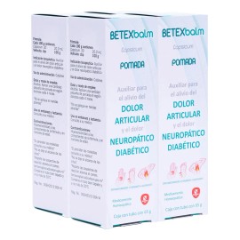 Betexbalm 4pack Auxiliar Para El Dolor Neuropático Diabético