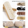ZEXIJOW Pack of 2 Suede Shoe Brush, Multi-Purpose Shoe Brush,
