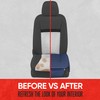 Motor Trend Seat Covers for Cars Trucks SUV, Faux Leather