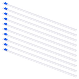 10PCS Plastic Wrap Sliding Cutters 13 Inch, Plastic Wrap Slide Cutter with Adhesive Strip, Cling Film Rolls Cutting Device Food Wrap Dispenser for Plastic Wrap, Parchment Paper, Aluminum Foil