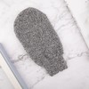 Guante Exfoliante de Fibra de Bambú Gris GRADENEVE para Baño