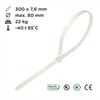 intervisio Cable Ties Resealable, 300 mm x 7.6 mm, Pack