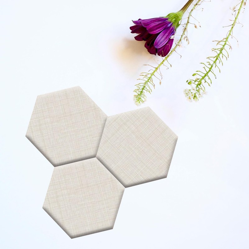 Tabanzhe 300PCS Hexogon Shape Quilting Template Paper 1 Inch Patchwork