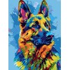 IPISSOI German Shepherds Diamond Painting Kits for Adults Animals Diamond