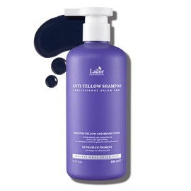 LA'DOR Anti-Yellow Anti-Yellow Shampoo 300ml Pigment Dark Purple Reactive Yellowing Dyed Hair Hydrolysed Protein Moisturising Supports Hair