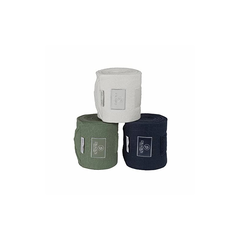 Eskadron Fleece Stamped Bandages Pearl Grey Platinum 2022, Size: Pony