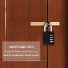Diyife Combination Padlock, [2 Pack] 4 Digit Lock Combination, Padlock