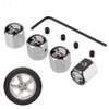 Eqlef® - 8 Pcs Anti-Theft Skull Car Tyre Valve Caps