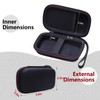 LTGEM Hard Case Compatible with EMAY 6L Portable ECG Monitor
