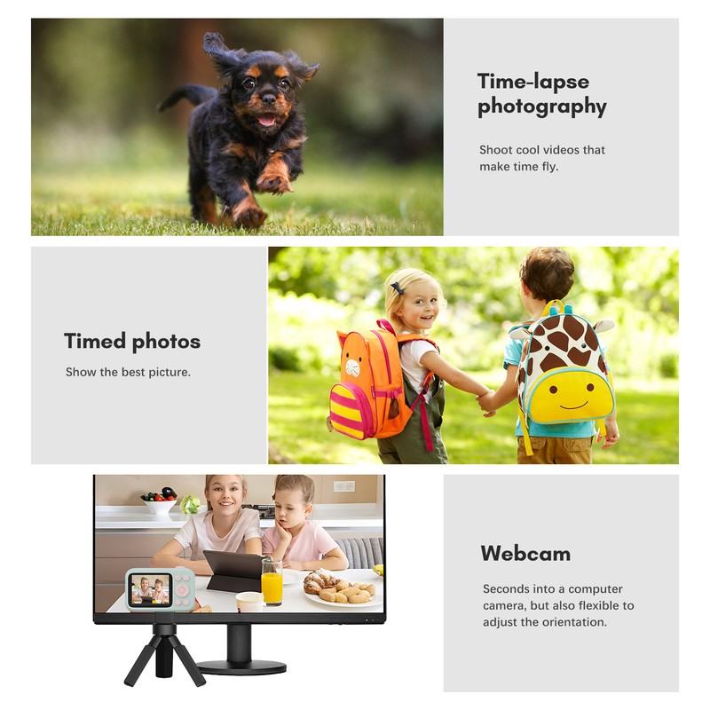 1080P Digital Camera Kids Camera 12MP HD Children Digital Video