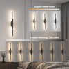 Aipsun Black Wall Sconces Set of Two Battery Operated Wall