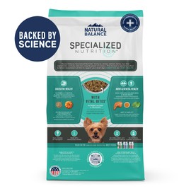 Natural Balance Specialized Nutrition Dry Dog Food with Chicken and Oatmeal for Dogs, Small Breed Digestive & Joint Health, Natural Ingredients with Added Vitamins & Minerals - 3.5 lbs