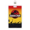 Jurassic Park Rubber Dino Design Badge Reel Movie Scene ID