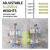 GAOKASE Aluminum Shower Caddy Hanging, Never Rust Shower Organizer- 4