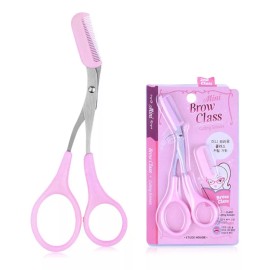 KH Perfilador Cejas Pestañas Tijera Con Peine Maquillaje 12 Pz