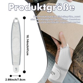 CAIJ Handgelenkstütze, Sehnenscheidenentzündung, Komfort-Handgelenkstütze für die Linke oder Rechte Hand, Leicht und Atmungsaktiv, 2-Lagiges Belastungsdesign