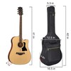 diboer 40 41 inch Acoustic Guitar Case, acoustic Guitar gig