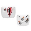 SHABIER White Golf Putter Cover with Tiger Shark Design Golf