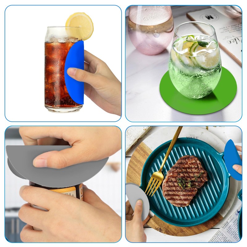 Jar Rubber Grippers for Opening Jars - Rubber Silicone Bottle