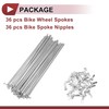 Motoforti 36 Set 12G Bicycle Spokes 135mm Bike Wheel Spokes