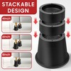 MixDora Bed Risers 4, 6 or 8 Inch Stackable Furniture