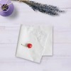 WYLZLKX Elegant Lace Trimmed Lady Cotton Handkerchiefs Delicate Flower Lace