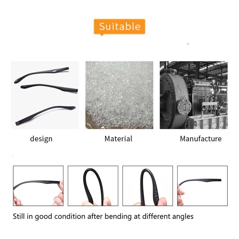 ZEALMAX 1 Pair Eyeglass Replacement Temples Eyeglass Temples for Eyeglass