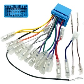 A-4AM Audio Harness 20P Suzuki Honda Mazda Nissan Mitsubishi External Audio Navigation Installation Connection Wiring 20 Pin Antenna Control Line Conversion Instruction Included