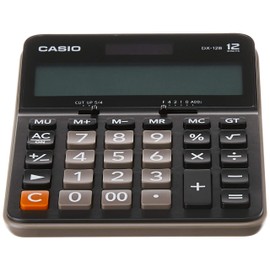 Casio DX-12B-BK-W-DC Calculadora