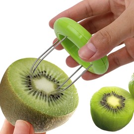 1 x green kitchen peeler, fruit and kiwi cutter, random colour, fruit peeler and cutter, fruit cutter, kitchen, household and living, kitchen aid and cooking accessories
