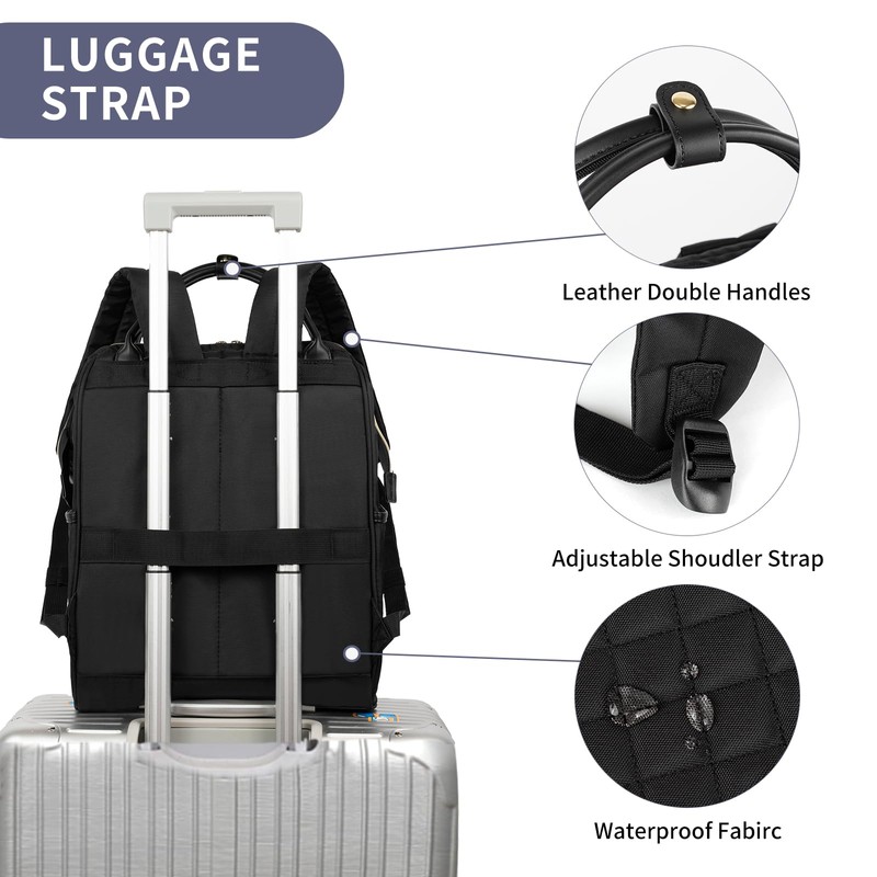 EMPSIGN 17 Inch Laptop Backpack for Women, Work Business Travel