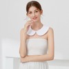 Booluee Fake Collar Detachable Dickey Collar Blouse Half Shirts Doll