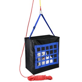 Fire Emergency Escape Bag for Pets up to 100 Pounds - Rope 50ft Incl. - Safety Equipment Carrier - Rapid Rescue Bag for Pets Animals (Large 28"x21"x14") - Life-saving Tool for Dogs, Cats - Rescue Sack