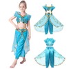 Discoball Jasmine Princess Costume for Girls Amazing Tour Kids Aladdin
