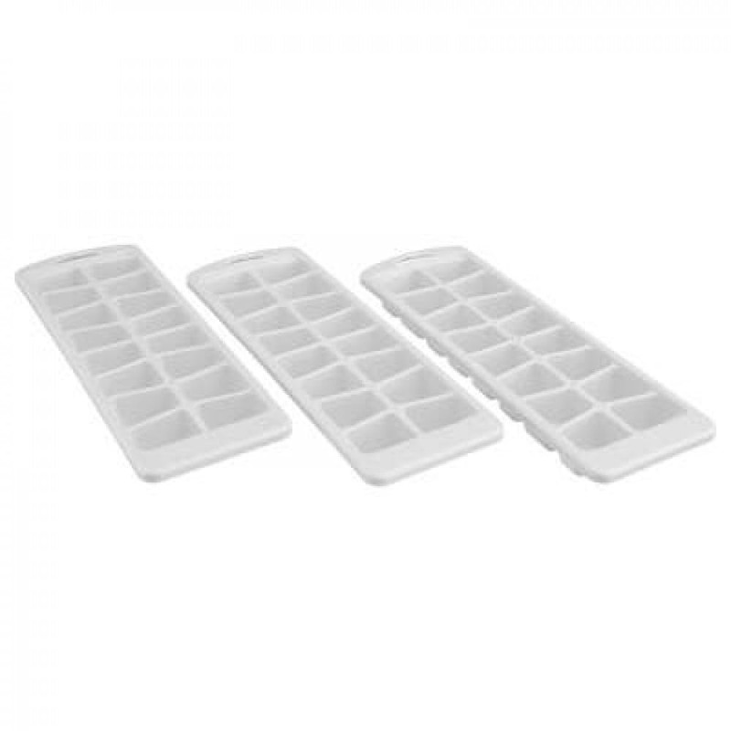 PARENCE. - Set of 3 Polypropylene Ice Cube Trays -