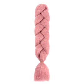 TENGSHUO FLY Rouge Pink Blue Braiding Hair 1 Packs Synthetic Braid Hair Extensions Ombre Braiding Hair 24" or Box Braids Twist Crochet Braids(24"1Pack,Rouge Pink-A17)