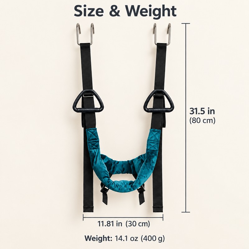Cervical Neck Traction Device – Adjustable Neck Stretcher Belt with