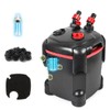 PONDFORSE 172GPH Canister Filter, External Aquarium Filter Ultra-Quiet Water Circulation