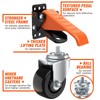 Ronlap Workbench Casters Wheels Kit 920 Lbs Capacity Retractable Casters