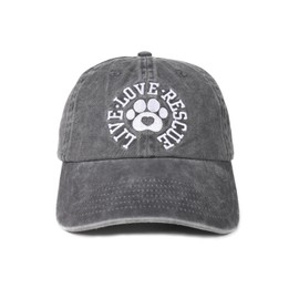 InnoBeta Funny Rescue Dog Gifts Cap for Men, Women, Adjustable Embroidered Hat Gifts for Rescue Dog Lover, Birthday, Christmas