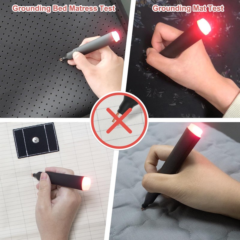YOUBLAO Conductivity Test Pen, Non Contact Voltage Tester Pen, Grounding