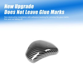 YinanIutos Gear Shift Knob Cover Trim Compatible with Mitsubishi Triton / L200 2024-2025 Accessories, Shifter Head Anti Scratch Protector Cover ABS Material