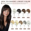 TANJET Hair Toppers for Women, Dark Blonde# Clip in Real